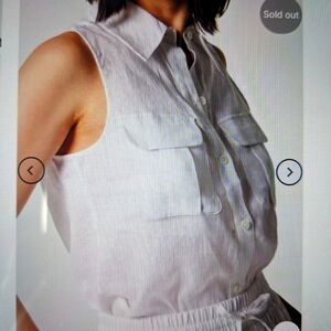 NWOT 🌹 EQUIPMENT Camila 100% Linen top